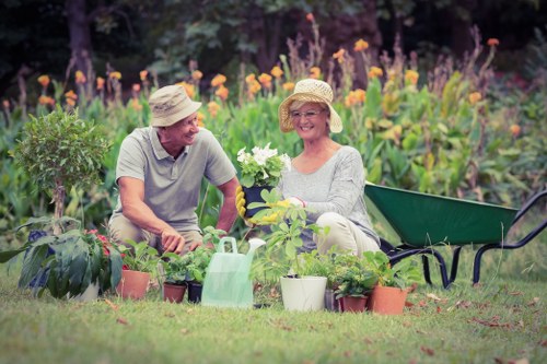 Landscapers in Highbury creating a well-designed garden space